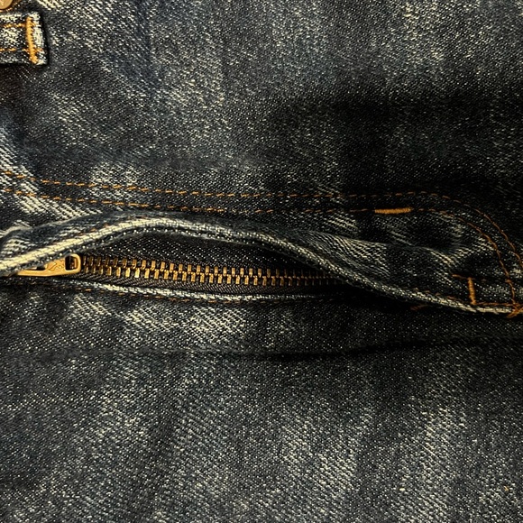 American Eagle Outfitters Dark Blue Jean Shorts SIZE 2 - Picture 3 of 6